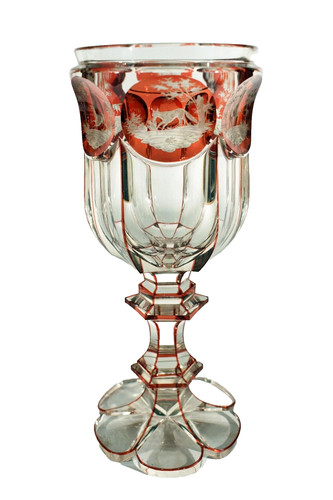 Biedermeier schliffglas - biedermeier,