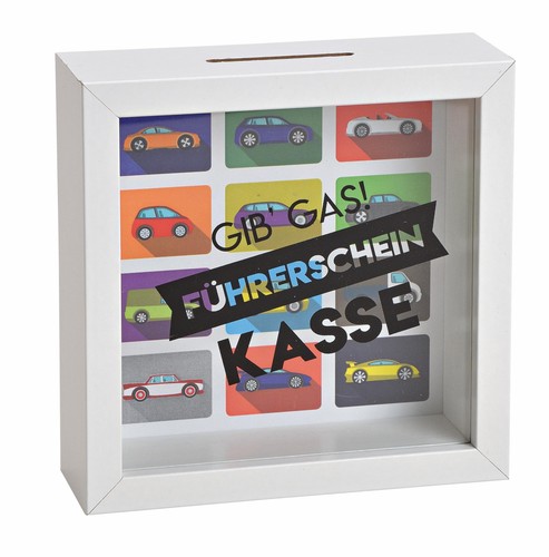 Spardose führerschein auto - spardose,