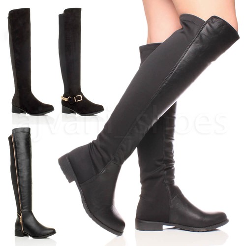 Damen hoher overknees - damen,
