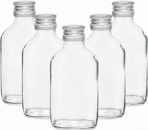 100 stk flachmannflasche - 100,
