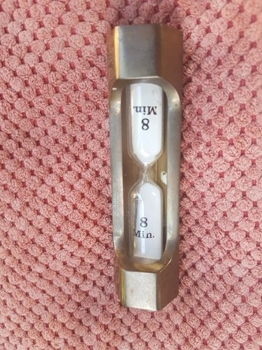 Alte messing sanduhr eieruhr - messing,
