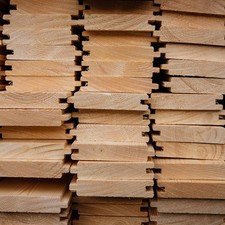 Fasebretter 24x146 mm Lärche Fassadenprofil Nut+Feder