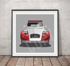 Citroen 2CV Kunstdruck