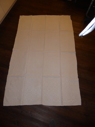 Tischdecke antik weiß