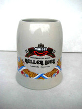 Original Werbe-Bierkrug 0,5 Liter "MAISEL KELLER BIER BRAUEREI BAMBERG" Werbung