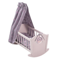 howa Puppenwiege Puppenbett "Rainbow" aus Holz 23002
