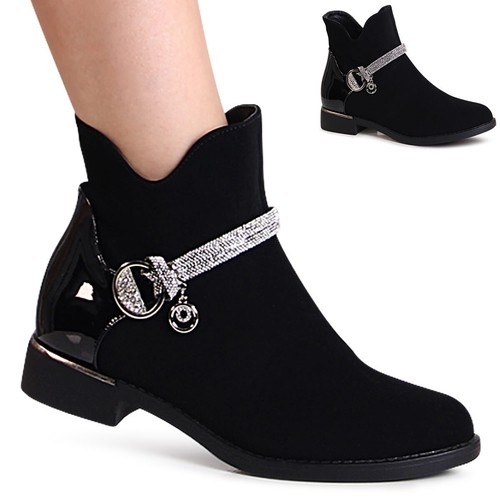 Damen velours stiefeletten - damen,