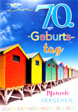 B&C A4 Geburtstagskarte 70