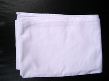 Glattes Bettlaken o. Gummizug, für Kinderbett , Tischdecke  1,50m x 1,10m weiß