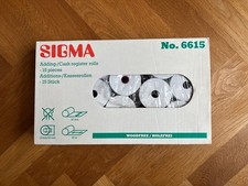 SIGMA 13 Stück Additions- /Kassenrollen Nr. 6615