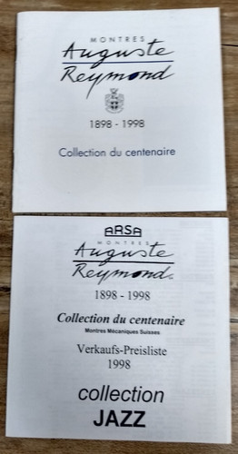 Auguste reymond uhren katalog - reymond,