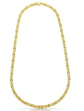 Geschenkset 🎁🇮🇹  Königskette 585 14K Gold für Herren, Halskette 50 cm👑