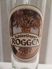 Schönes seltenes Weizenbierglas 0,5 l Schierlinger Roggen Hefeweizen Glas TOP