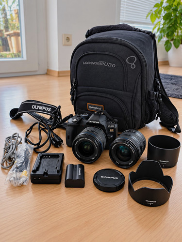 Olympus 520 dslr - dslr-kamera, set