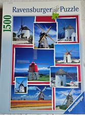 Ravensburger Puzzle 1500 Teile Windmühlen + Trefl 1000 Teile Leuchtturm Sylt