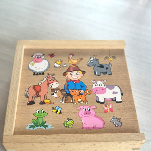 Holz setzpuzzle holzrahmen - im,
