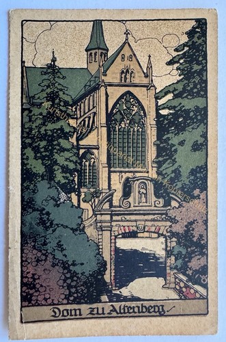 Steindruck dom altenberg - ak,