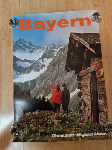 Bayern plakat oberstdorfer - plakat,