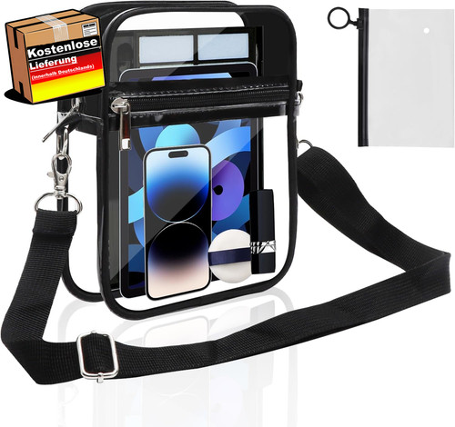 Transparente handtasche - transparente,
