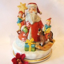 Weihnachten Rar Hutschenreuther Spieluhr 2008 Weihnachtsmann / ev 249(36)