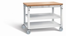Mobile Werkbank Function Typ 250 mit 2 Fachböden  1152x750x850 Rollwerkbank