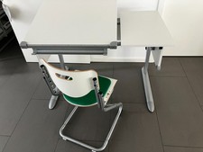 Kinderschreibtisch verstellbar und rollbnar von Paidi inkl. ergonomischer Stuhl