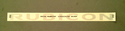 Aufkleber schriftzug rubicon - schriftzug,