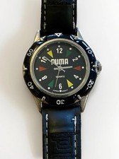 PUMA Armbanduhr RETRO wie Neu - neue Batterie - Lünette -