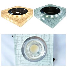 Glas einbaustrahler einbauspot