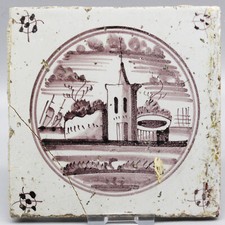 Antike Delfter Fliese