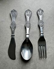 Wandbesteck zum Aufhängen Wand Deko Messer Gabel Löffel  ca. 60 cm lang