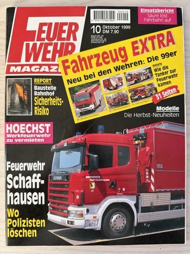 Feuerwehr magazin okt - feuerwehr, nr.10