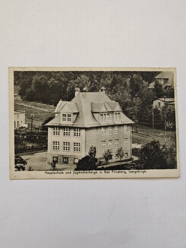 Ansichtskarte hauptschule - ansichtskarte,