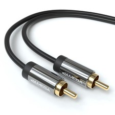 2m Subwoofer Kabel Cinch RCA