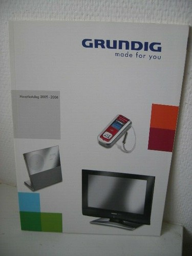 Grundig hauptkatalog 2005 - grundig,