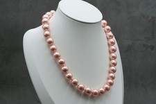 apricot Perlen Kette - Collier