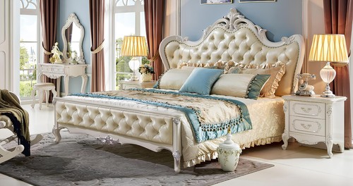 Klassisches bett barock - bett,