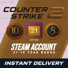 Steam Account | 21-19 Year