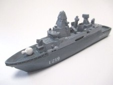 Marine Boot Fregatte Sachsen Schiff 13 cm Polyresin ship Collector