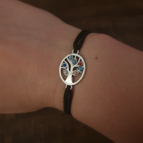 Armband lebensbaum versilbert - armband,