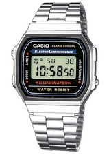 Casio Armbanduhr A168WA-1YES (B x H) 36.30 mm x 38.60 mm Silber