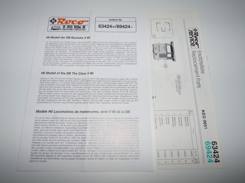 Roco 63424 69424 - roco, h0