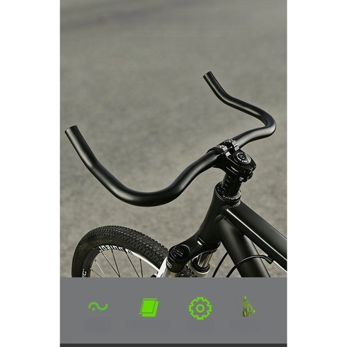 Schwarz aluminium bullhorn - schwarz,