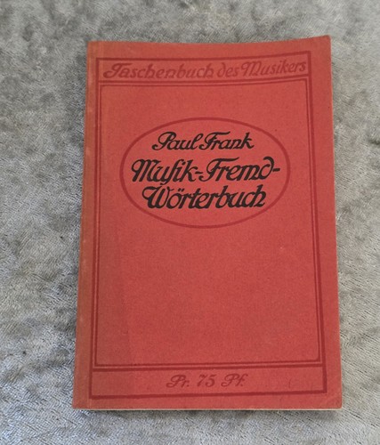 Taschenbuch des musikers - taschenbuch,