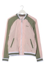 BENCH Windstopper Damen Jacke Gr. DE 38 pink-khaki-weiß Casual-Look