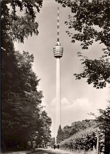 Stuttgart fernsehturm - ak,