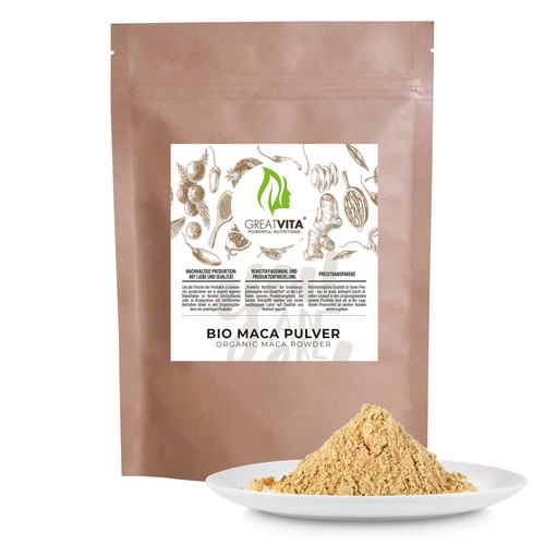Greatvita bio maca pulver 800 - bio,