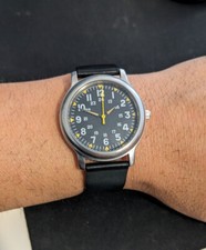 36mm Military Field Watch ETA 2801-2 Handaufzug swiss made hand winding