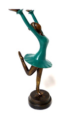 33cm Bronze Statue Figur