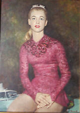 MARIKA KILIUS - PORTRÄT - ORIGINAL ÖLGEMÄLDE - RUDOLF ALLWARDT - CA. 1960